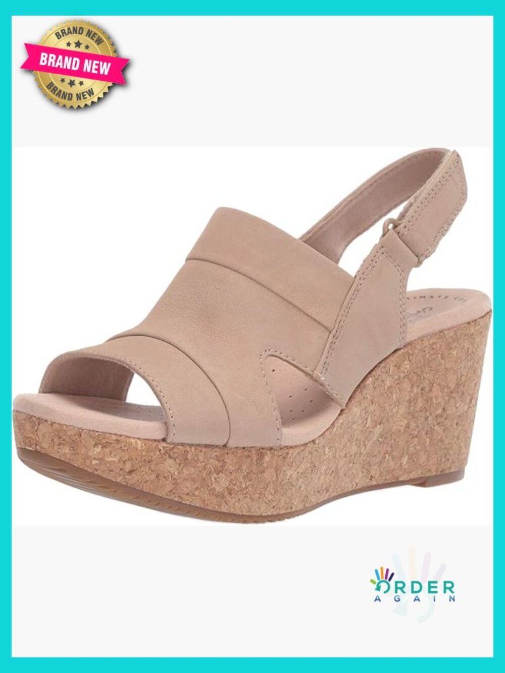 Wedge Sandal with OrthoLite Footbed Ankle Strap Casual Lightweight